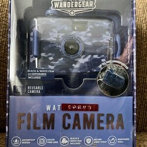 Wander Blue Retail Box with Barcode and Warning Label